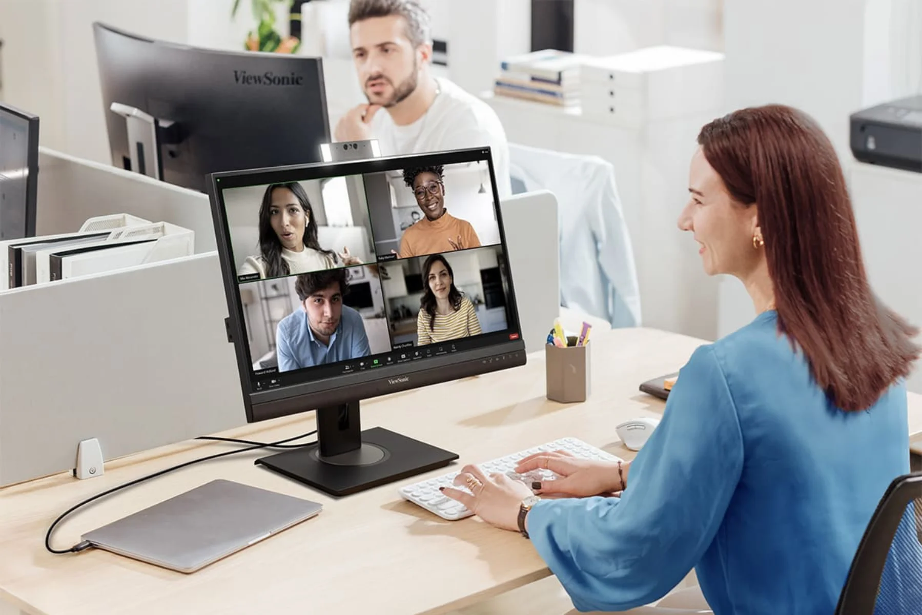 Monitor Viewsonic VG2757V-2K Black prisposobenie pracovnemu prostrediu