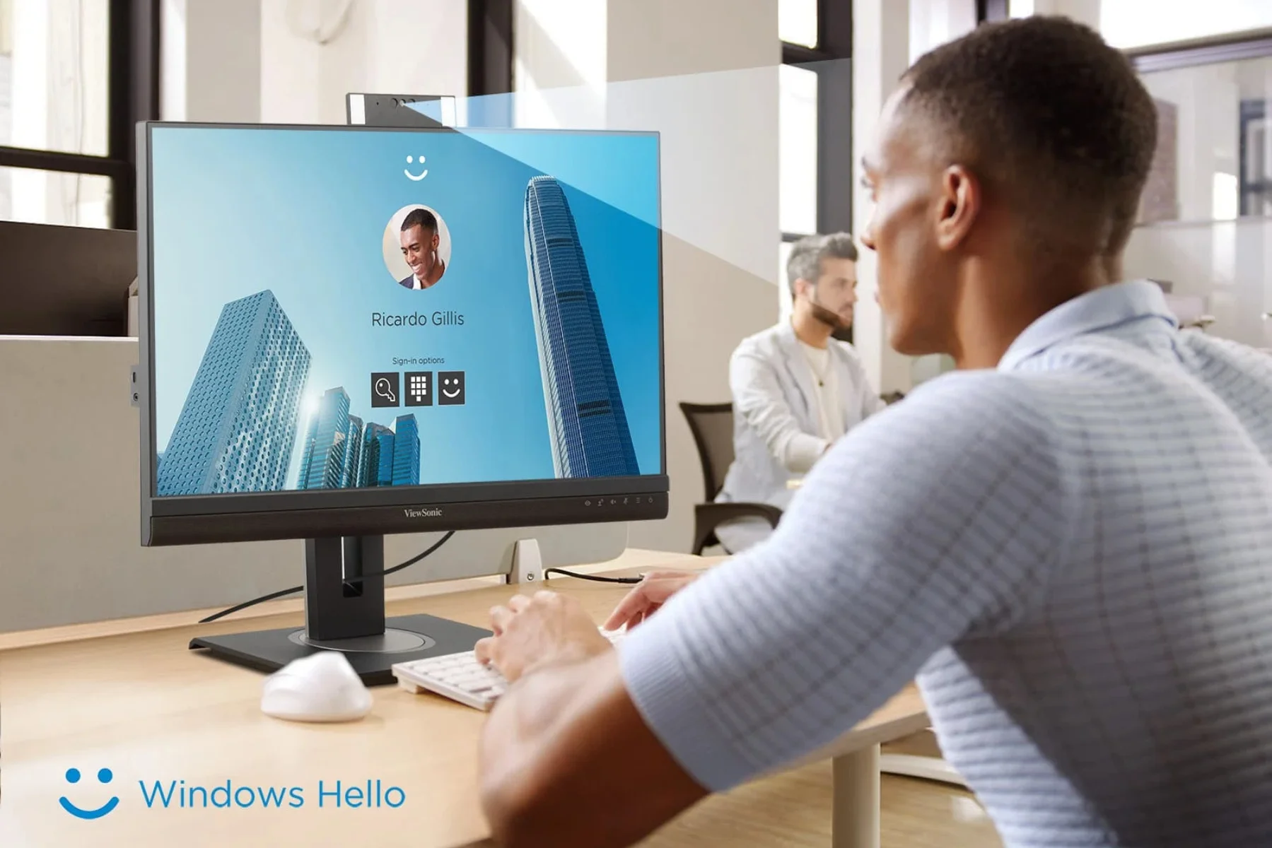 Monitor Viewsonic VG2757V-2K Black windows hello prihlasenie