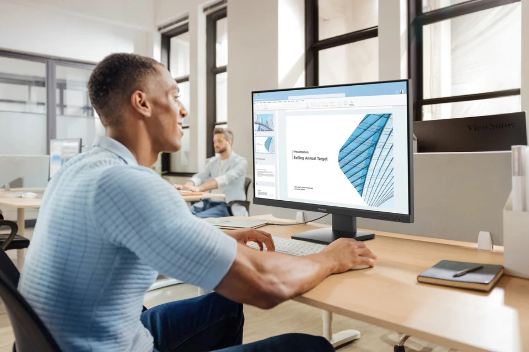 Monitor Viewsonic VG3208-4K Black vstupy eye protech