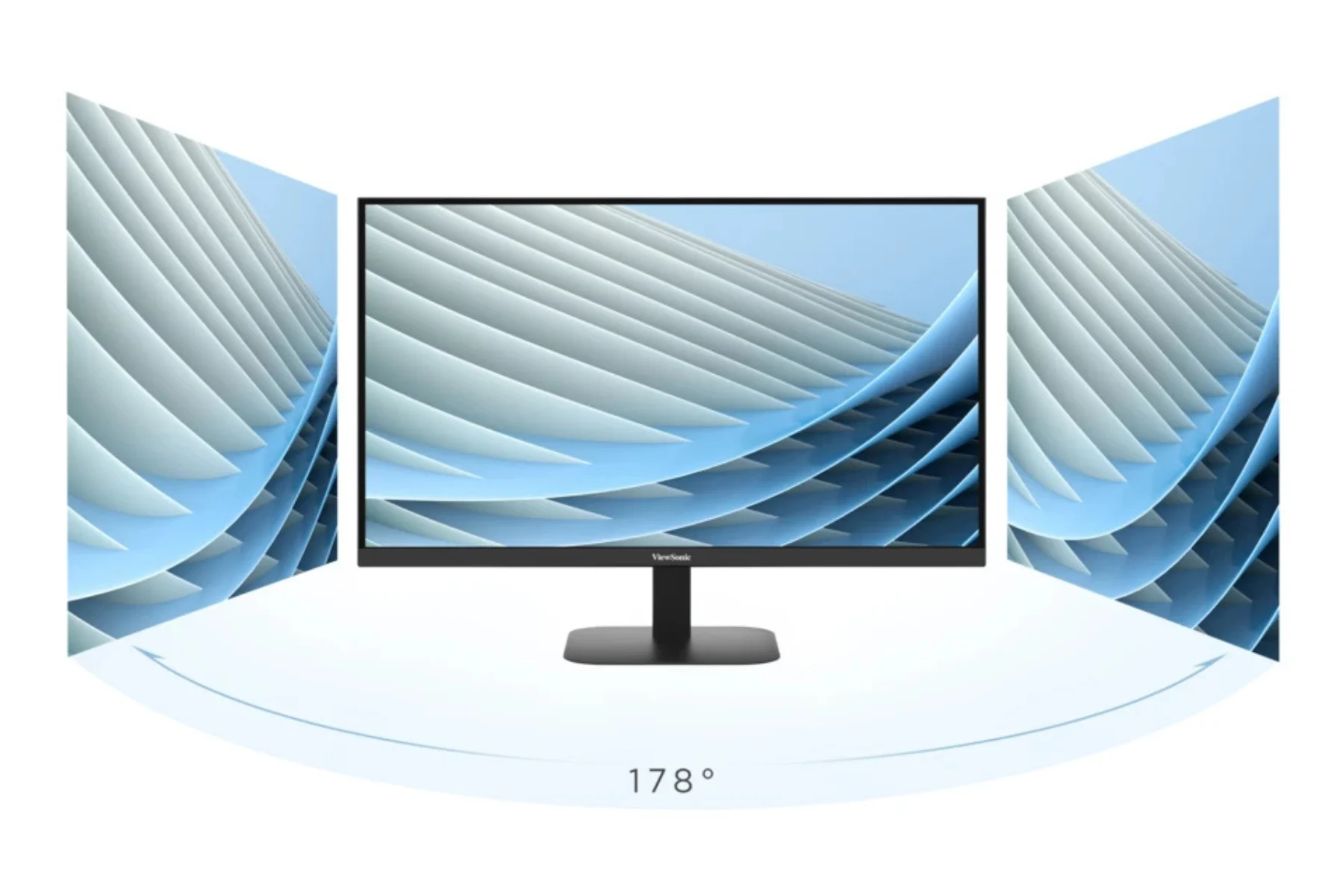 Monitor Viewsonic VA2708-4K-HD Black siroke uhly