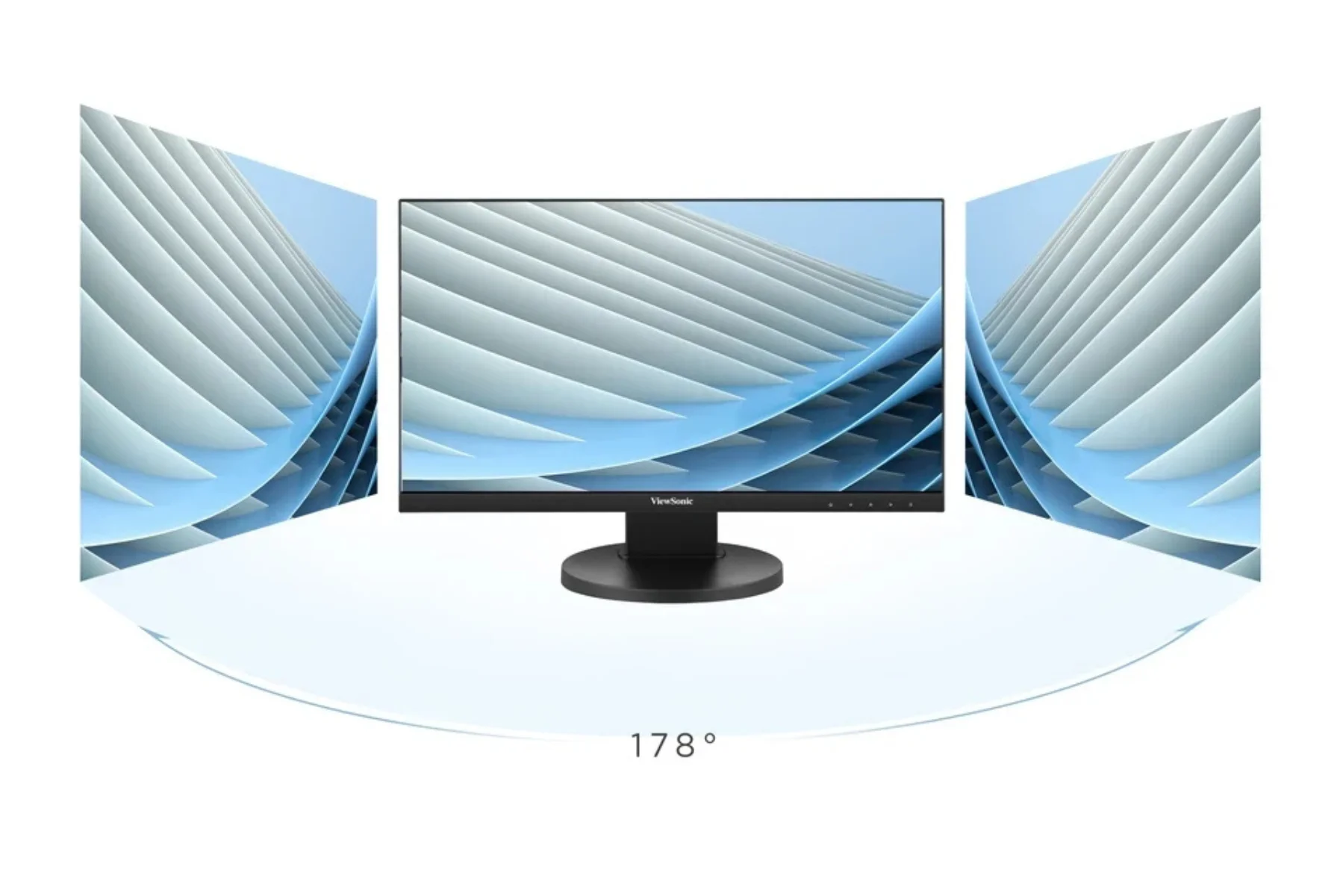 Monitor Viewsonic VG2208A Black siroke uhly pohladu