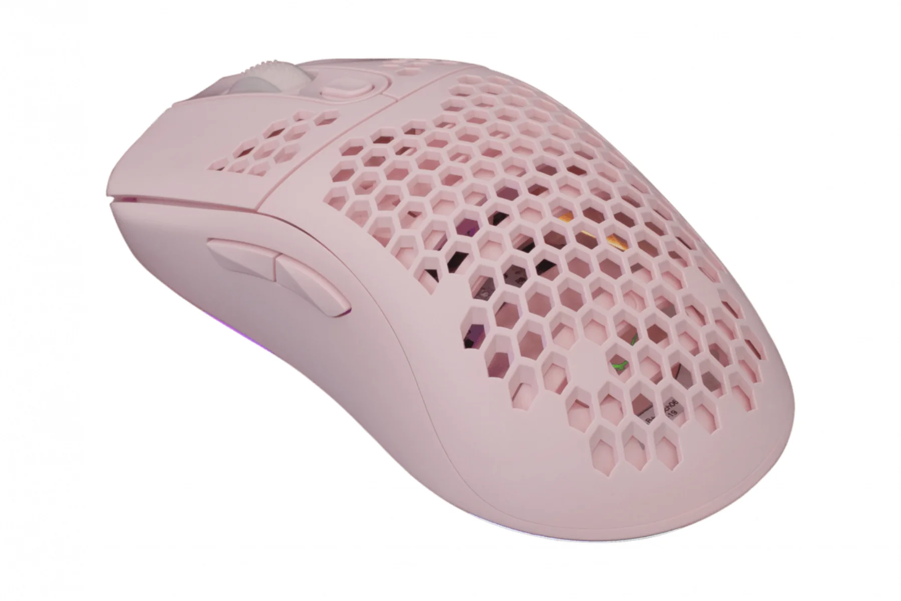 Herná myš WHITE SHARK GALAHAD Pink lahka 6D