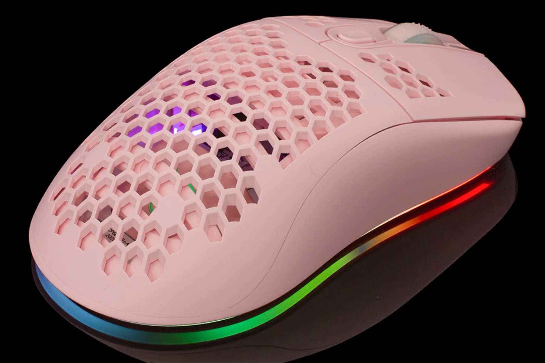 Herná myš WHITE SHARK GALAHAD Pink rgb osvetlenie