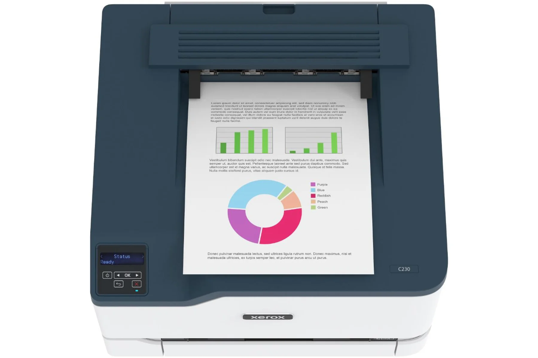 Laserová farebná tlačiareň Xerox C230V_DNI technologia vykon