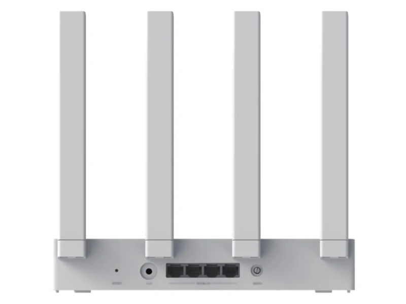&Scaron;tyri gigabitov&eacute; porty na routeri Xiaomi AX3000T automaticky rozpoznaj&uacute; pripojenie WAN/LAN.