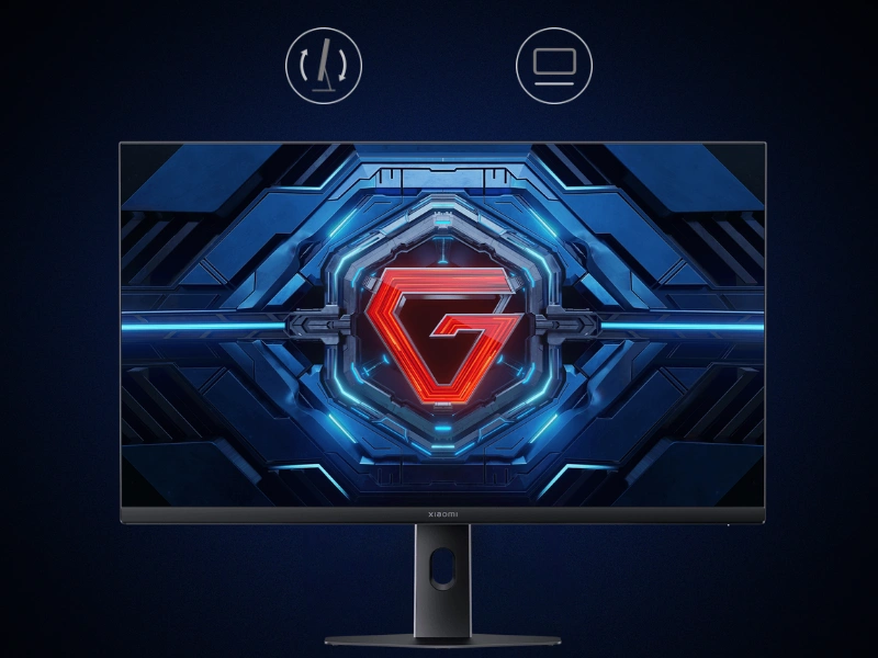 Vďaka kompaktnému stojanu s nastavením náklonu a podpore montáže na stenu si herný Monitor Xiaomi G24i 2026 nastavíte presne podľa seba a užijete si maximálne pohodlie bez bolesti krku.
