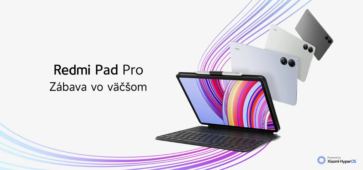 Zábava vo väčšom vďaka výnimočnému tabnletu Xiaomi Redmi Pad Pro 12