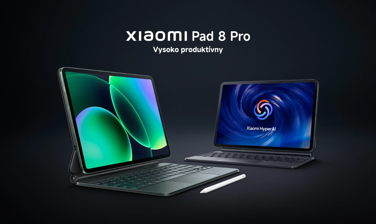 Tablet Xiaomi Pad 8 Pro spája mobilitu tabletu a výkon počítača.