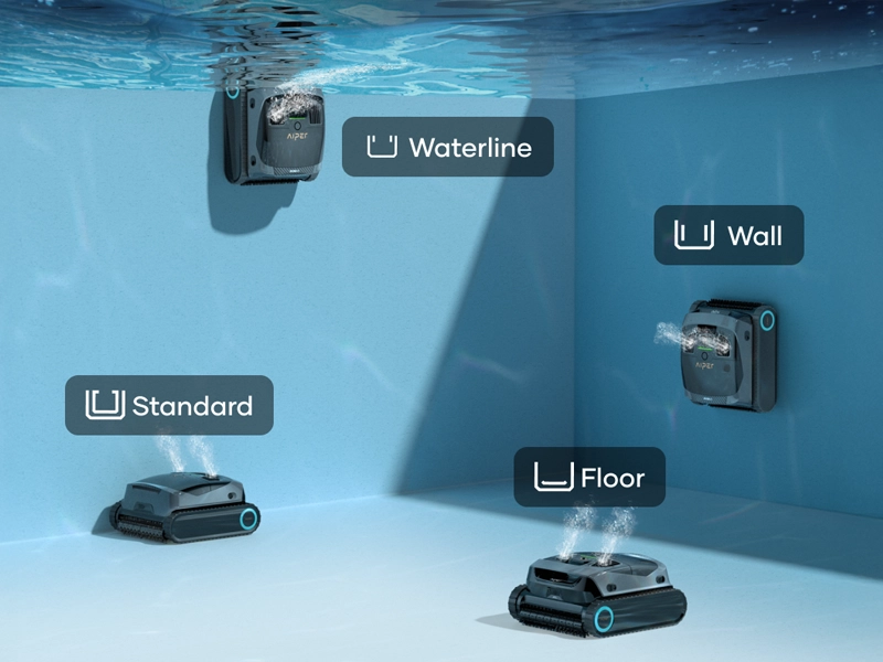 Aiper_scuba_X1 5 režimov
