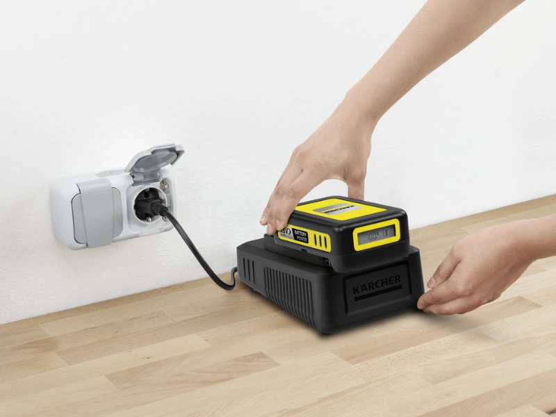 Nožnice na trávnik Kärcher GSH 18-20 sú súčasťou systému Battery Power 18 V.