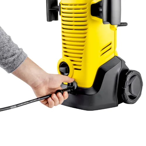 Rýchle spojenie hadice a striekacej pištole pomocou systému Quick Connect s vapkou Karcher K3 Car and Home