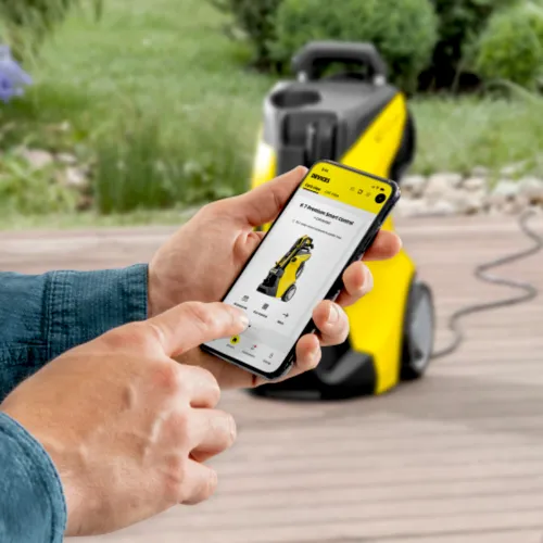 Využite rozsiahle znalosti spoločnosti Kärcher zabalené do aplikácie Kärcher Home & Garden, s ktorými vapka K 4 Power Control Flex dosiahne dokonalé výsledky čistenia.
