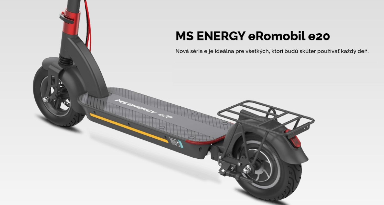 MS Energy eRomobil e20 dark grey