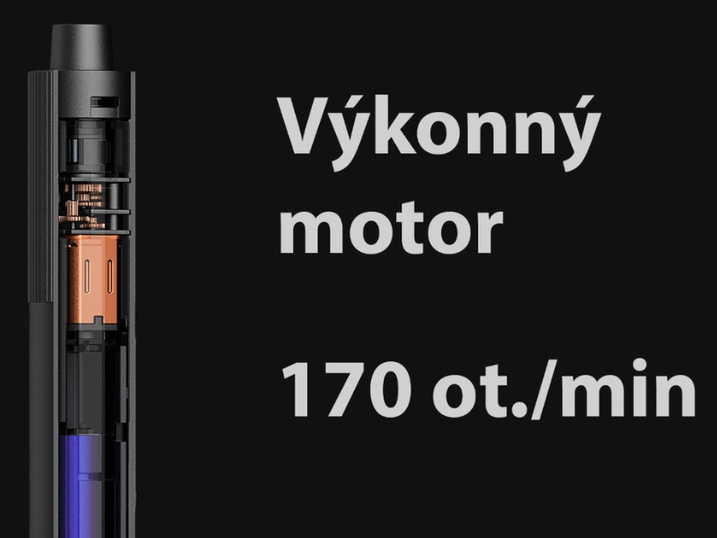 Xiaomi Screwdriver Kit dosahuje rýchlosť až 170 otáčok za minútu.