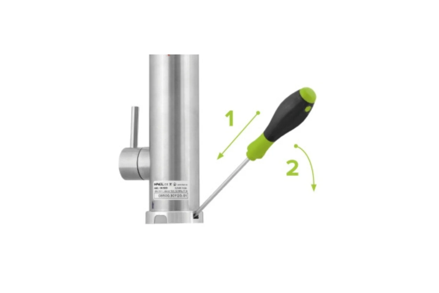 Elektrická priamoohrevná vodovodná batéria Hakl HAOB700 tepelna poistka restartovatelna