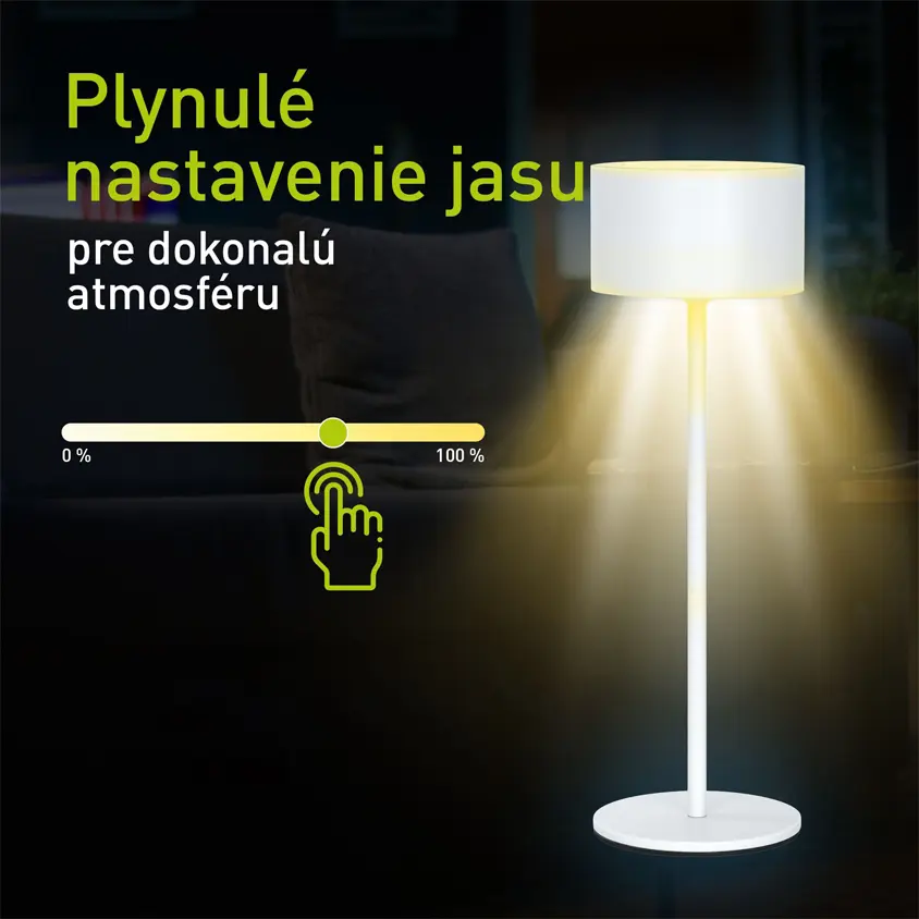 Ilustrácia možnosti nastavenia jasu