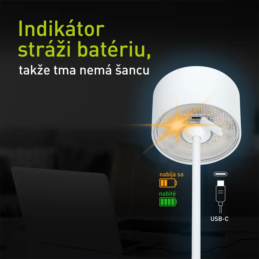 Ilustrácia indikátora batérie