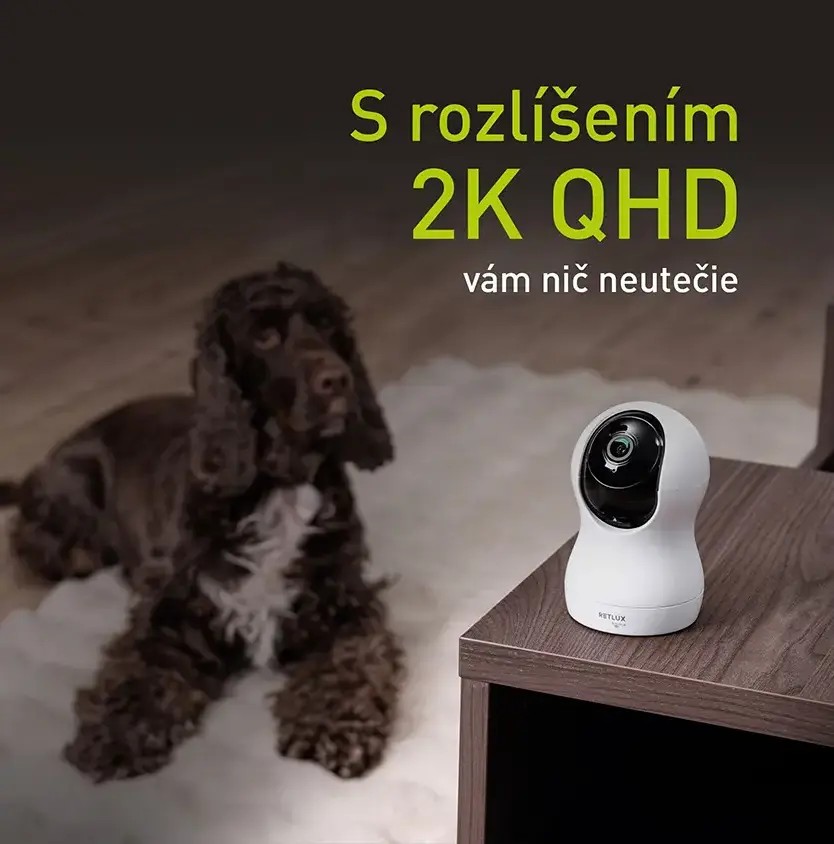 Pohyb zachyten&yacute; vo vysokej 2K QHD kvalite