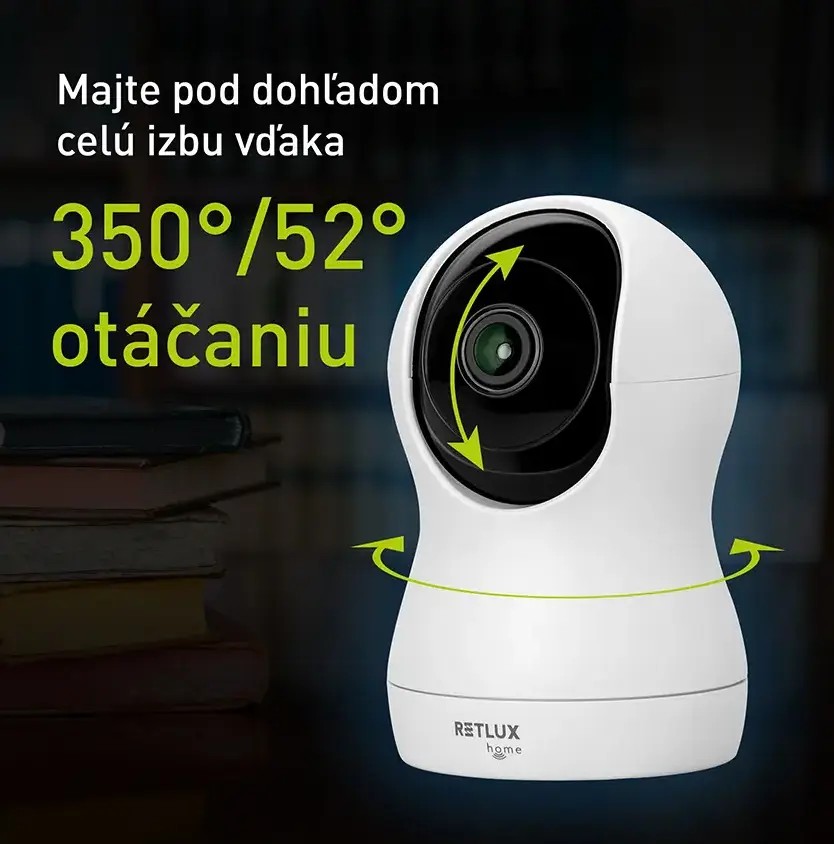 Majte oči v&scaron;ade s otočnou kamerou