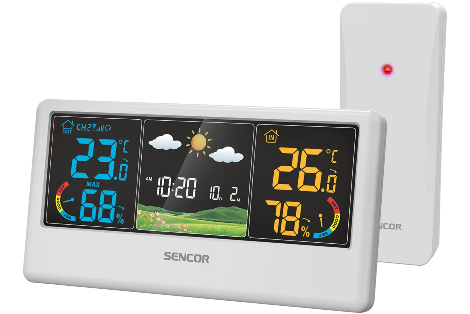Meteorologická stanica Sencor SWS 4100 W LCD displej