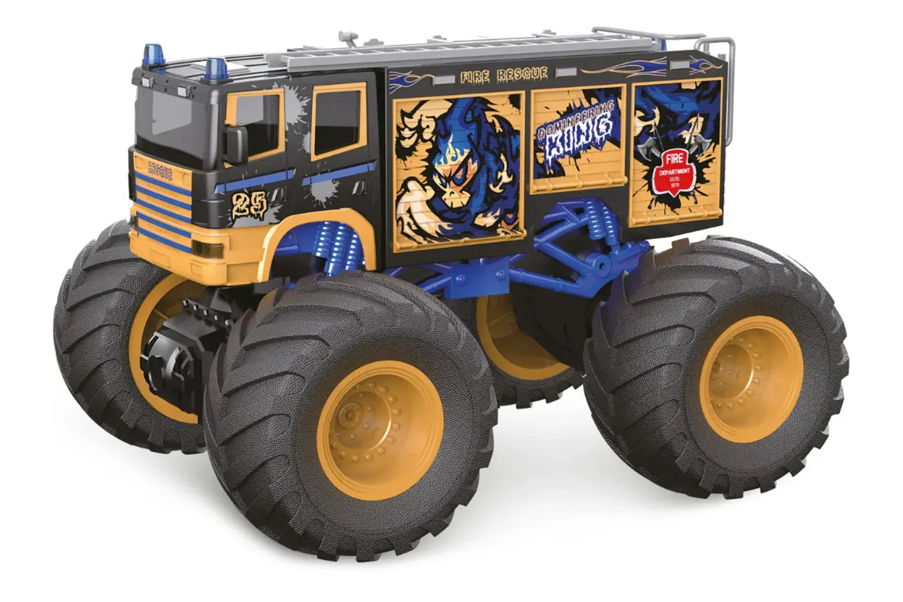 BIG FOOT - hasiči autíčko Buddy Toys BRC 18.423 led svetla zvukove efekty