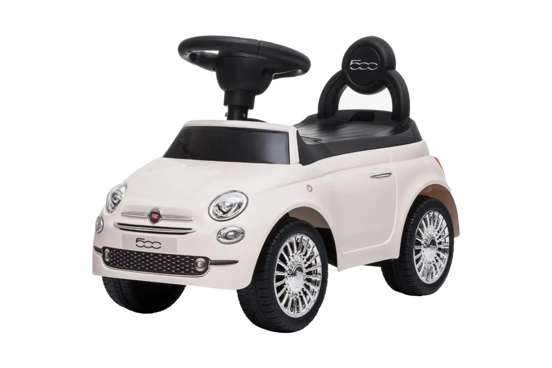 Odr&aacute;žadlo Buddy Toys BPC 5190 Fiat 500 White elegantne bezpecne