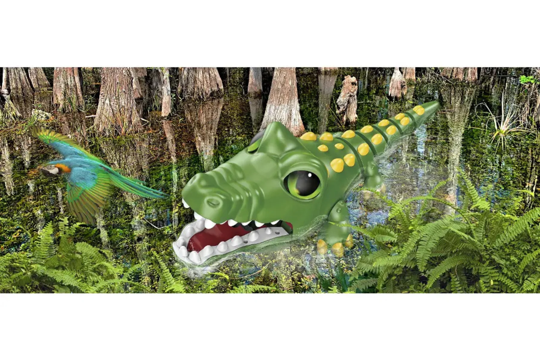 Diaľkovo ovl&aacute;dan&yacute; alig&aacute;tor Buddy Toys RC Alligator BRC 20.112 dizajn spracovanie