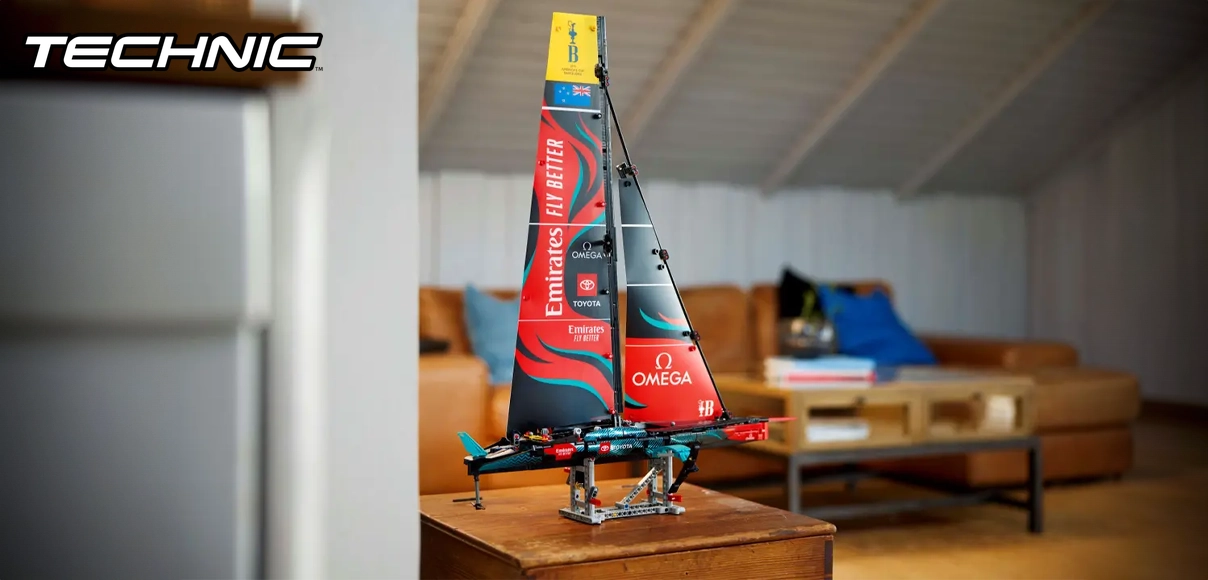 HERO LEGO TECHNIC 42174 Jachta Emirates Team New Zealand AC75.