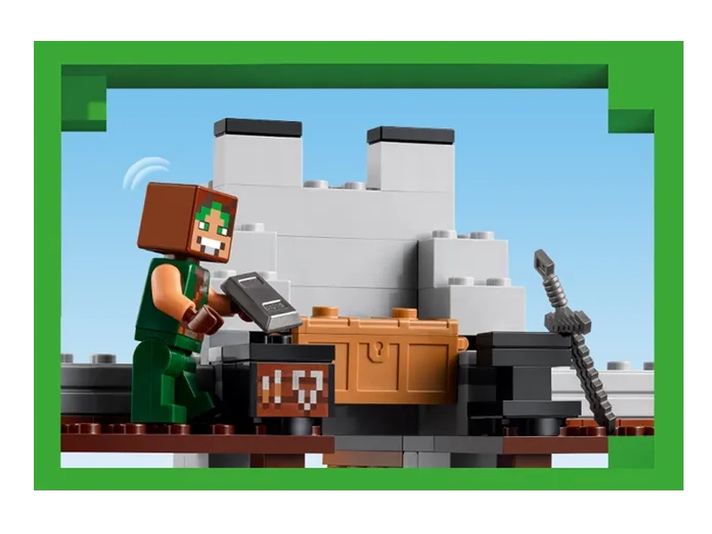 Stavebnica LEGO MINECRAFT Vlčia pevnosť.