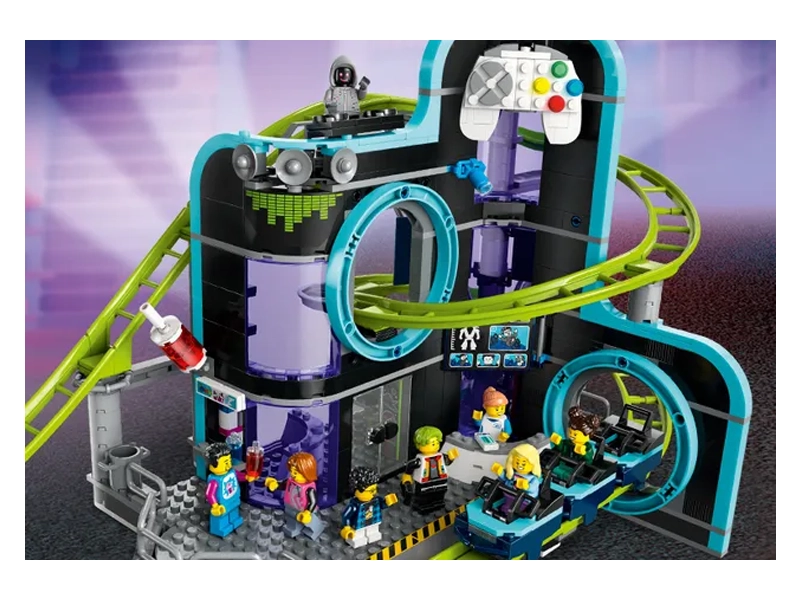 Stavebnica LEGO 60421 CITY Zábavný park Robotický svet.