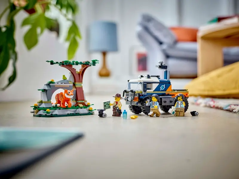 LEGO CITY Terénne vozidlo na prieskum džungle.