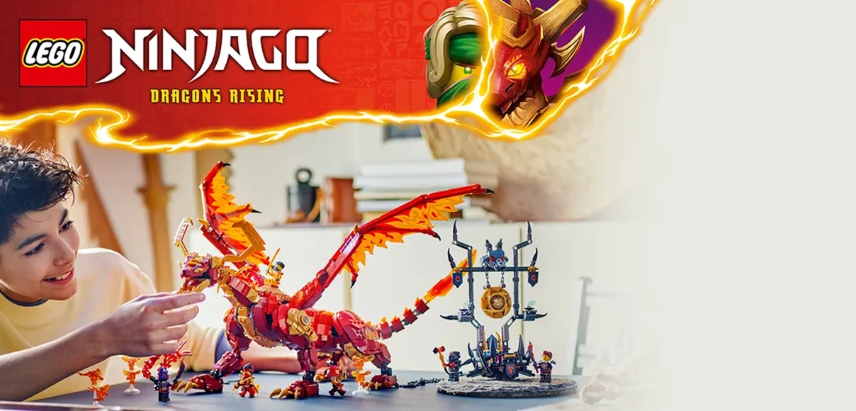 HERO LEGO 71822 NINJAGO Zdrojový drak pohybu.