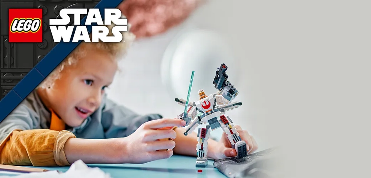HERO LEGO STAR WARS Robotický oblek X-wing Luka Skywalkera.