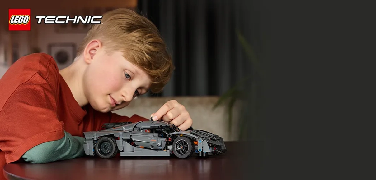 HERO LEGO 42173 TECHNIC Sivé hyperauto Koenigsegg Jesko Absolut.