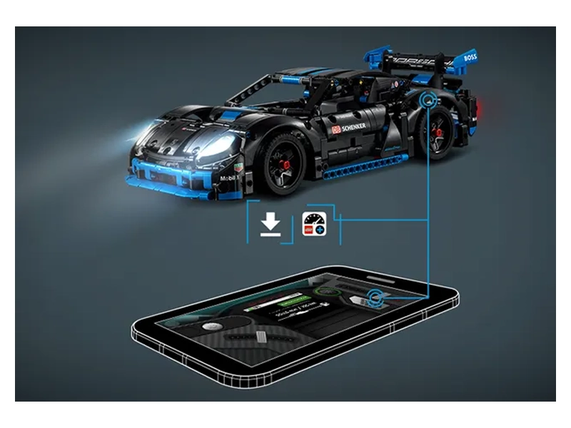 LEGO Technic 42176 Pretekárske auto Porsche GT4 e-Performance.