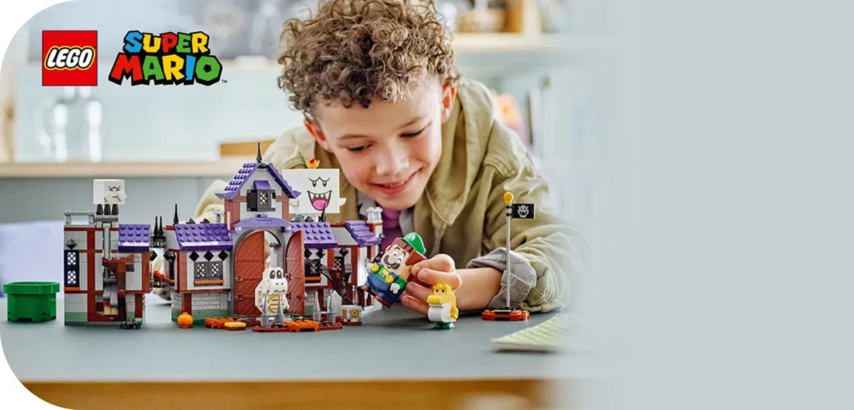 HERO LEGO 71436 Super Mario King Boo a stra&scaron;ideln&eacute; s&iacute;dlo.