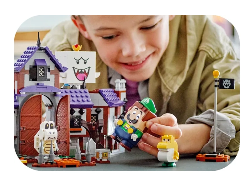 LEGO 71436 Super Mario King Boo a stra&scaron;ideln&eacute; s&iacute;dlo.