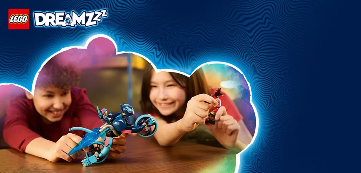 Hero LEGO 71479 DREAMZzz Zoey a jej mačacia motorka.
