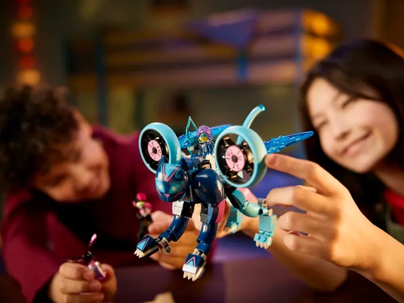 LEGO 71479 DREAMZzz Zoey a jej mačacia motorka.