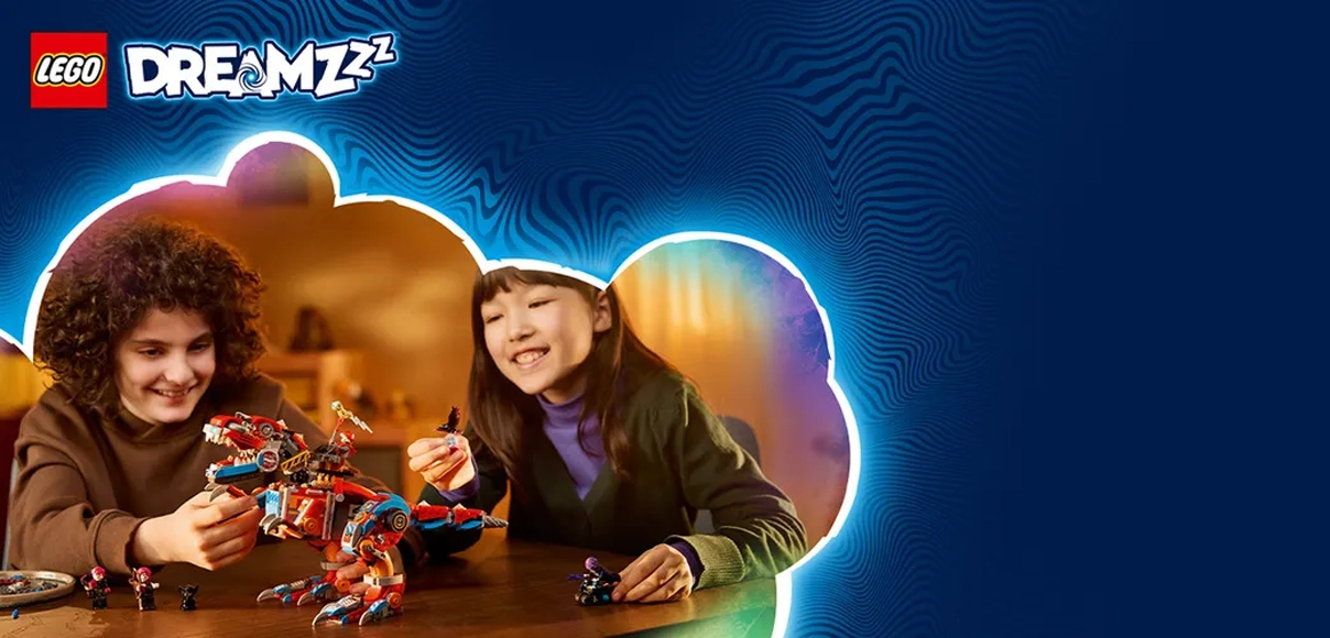 LEGO 71484 Dreamzzz Cooper a jeho robotický dinosaurus C-rex.