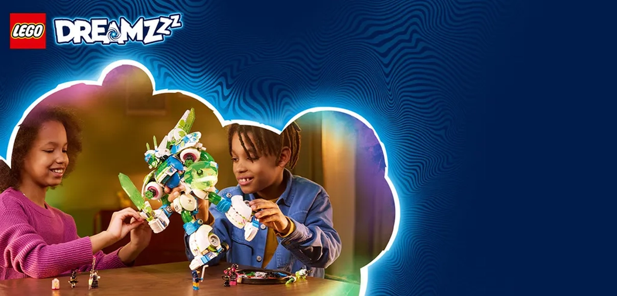 HERO LEGO DREAMZzz Mateo a rytiersky bojový robot Z-Blob.