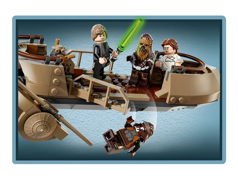 Stavebnica LEGO 75396 Star Wars Púštny skif a Sarlaccova jama.