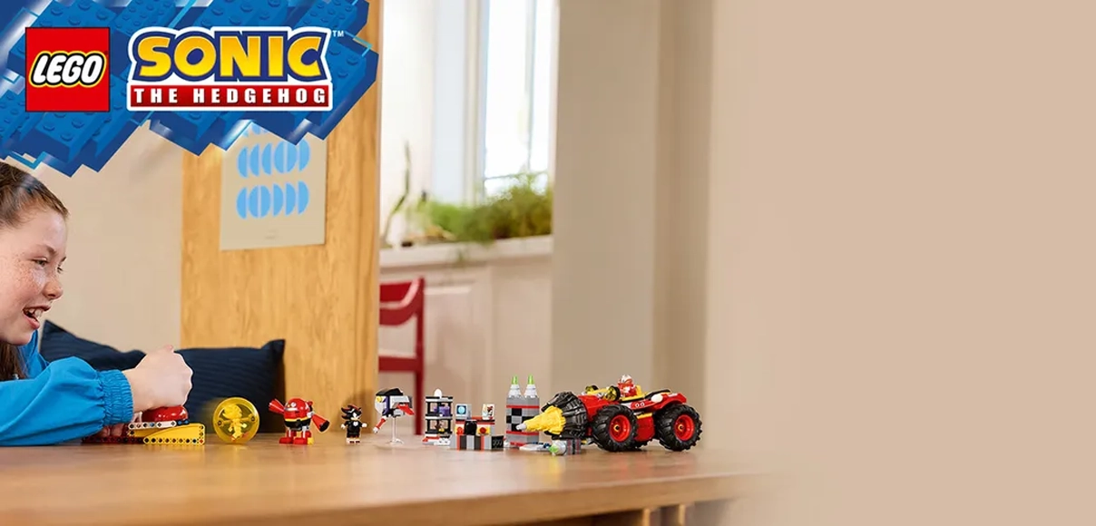 HERO LEGO 76999 Sonic The Hedgehog Super Sonic vs. Egg Drillster.