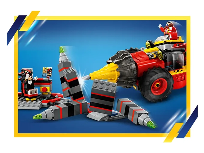 Stavebnica LEGO 76999 Sonic The Hedgehog Super Sonic vs. Egg Drillster.