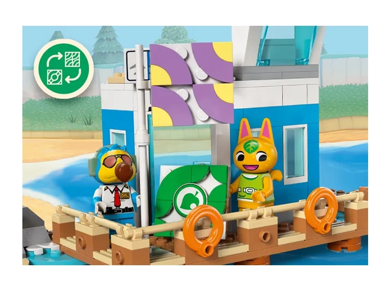 Stavebnica LEGO Animal Crossing 77051 Let s Dodo Airlines.