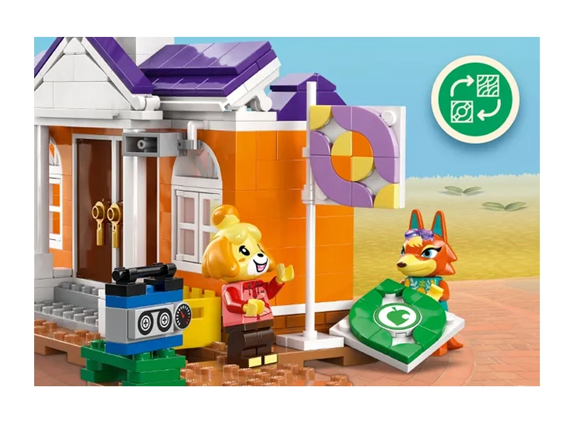 LEGO Animal Crossing Vlajky.