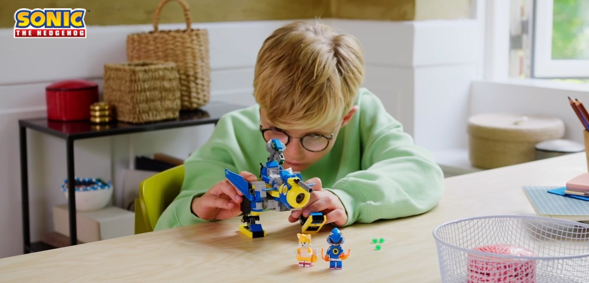 HERO LEGO Sonic the Hedgehog™ 77002 Cyclone vs. Metal Sonic.