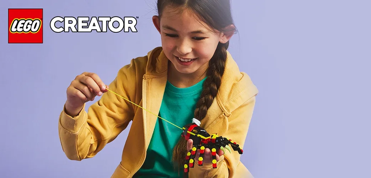 HERO LEGO Creator 31159 Divoké zvieratá: Prekvapivý pavúk.