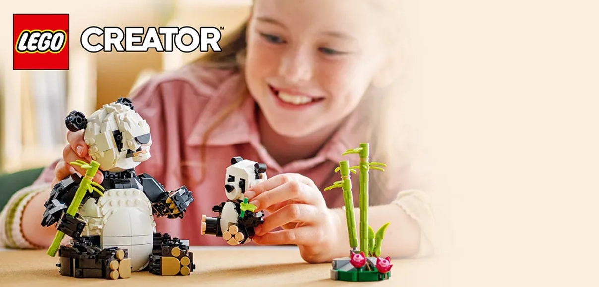 HERO LEGO 31165 Divoké zvieratá: Pandia rodinka.