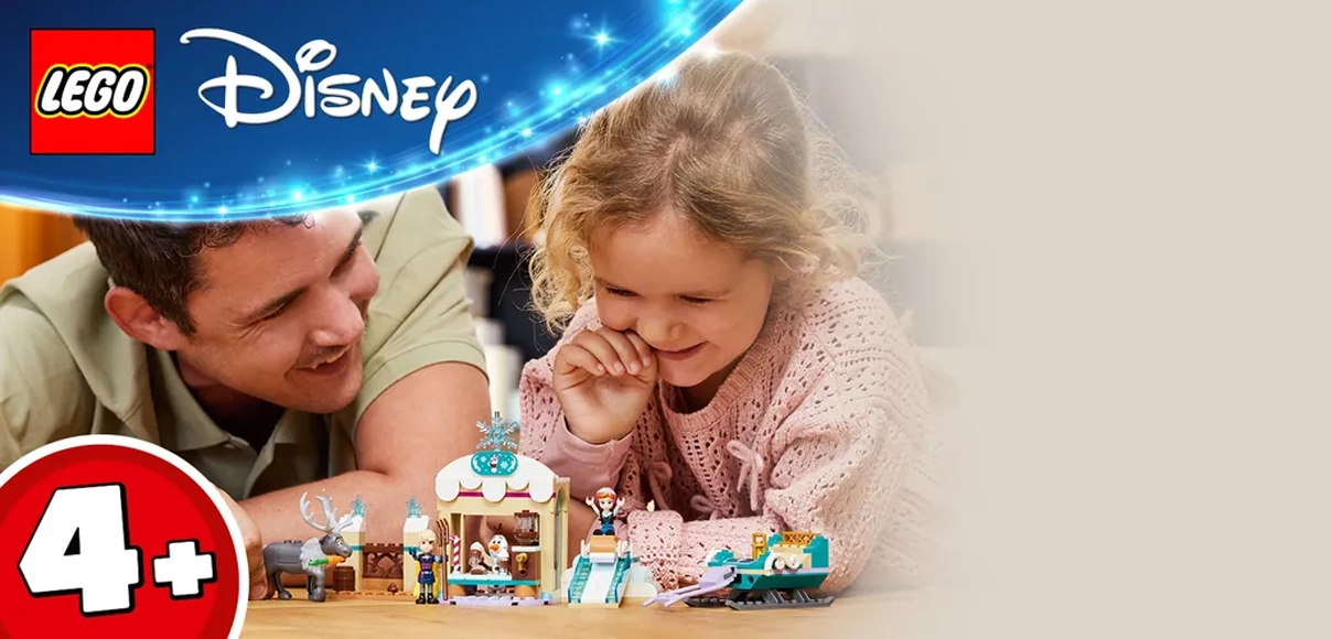 Hero LEGO® Disney 43256 Anna a jej dobrodružstvo na saniach